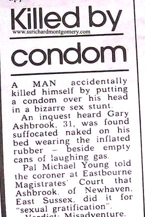 man killed by condom