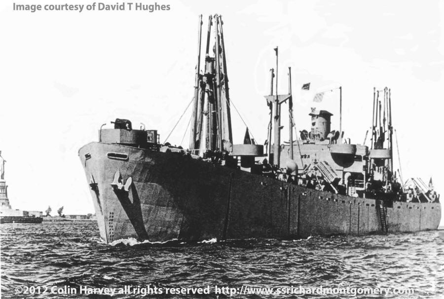 liberty ship SS Richard Montgomery - New York Harbour